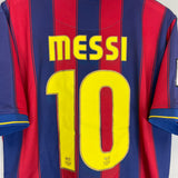 2009/10 BARCELONA MESSI #10 HOME SHIRT (M) NIKE