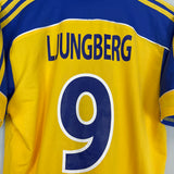 2000/02 SWEDEN LJUNGBERG #9 HOME SHIRT (M) ADIDAS