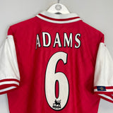 1996/98 ARSENAL ADAMS #6 HOME SHIRT (L) NIKE