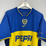 2002/03 BOCA JUNIORS HOME SHIRT (L) NIKE