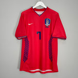 2006/08 SOUTH KOREA JISUNG #7 HOME SHIRT (L) NIKE