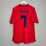 2006/08 SOUTH KOREA JISUNG #7 HOME SHIRT (L) NIKE