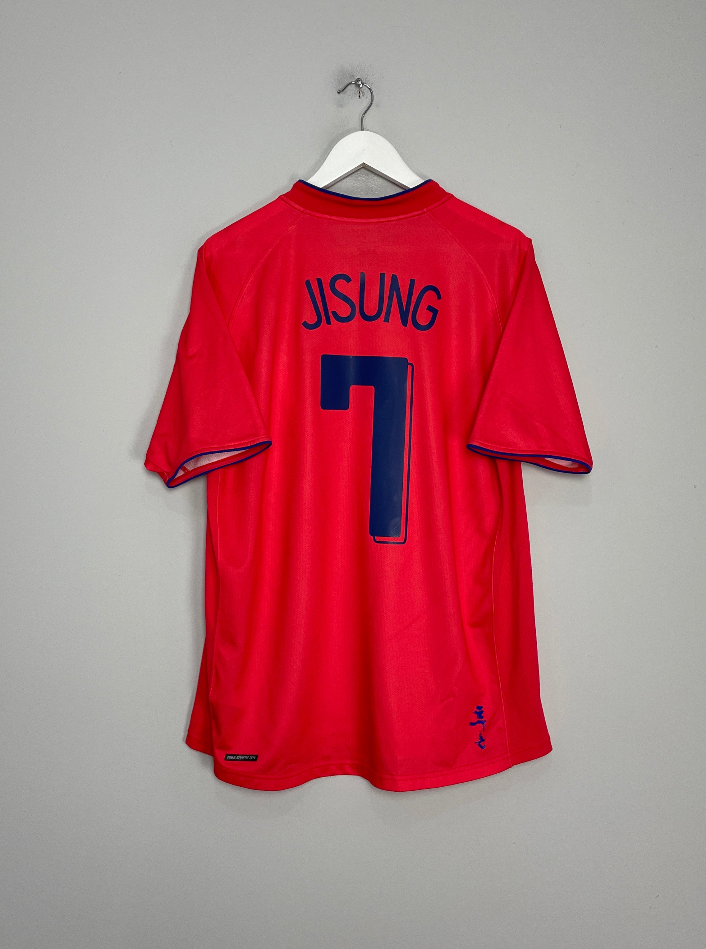 2006/08 SOUTH KOREA JISUNG #7 HOME SHIRT (L) NIKE