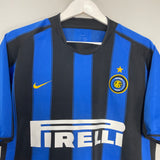 2003/04 INTER MILAN CRESPO #9 HOME SHIRT (L) NIKE