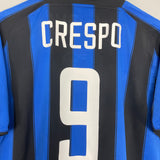 2003/04 INTER MILAN CRESPO #9 HOME SHIRT (L) NIKE