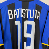 2002/03 INTER MILAN BATISTUTA #19 HOME SHIRT (XL) NIKE