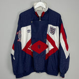 1990/92 ENGLAND TRACK JACKET (M) UMBRO