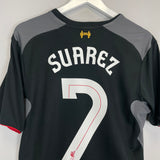 2012/13 LIVERPOOL SUAREZ #7 AWAY SHIRT (M) WARRIOR