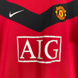 2009/10 MANCHESTER UNITED ROONEY #10 HOME SHIRT (L) NIKE