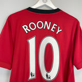 2009/10 MANCHESTER UNITED ROONEY #10 HOME SHIRT (L) NIKE