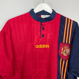 1996/98 SPAIN HOME SHIRT (M) ADIDAS