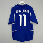 Image of the Brazil Ronaldinho shirt from the 2002/04 season