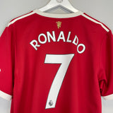 2021/22 MANCHESTER UNITED RONALDO #7 HOME SHIRT (XL) ADIDAS