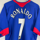 2005/06 MANCHESTER UNITED RONALDO #7 AWAY SHIRT (XL) NIKE