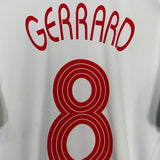 2006/07 LIVERPOOL GERRARD #8 AWAY SHIRT (L) ADIDAS