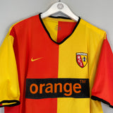 2001/02 RC LENS HOME SHIRT (XL) NIKE