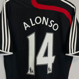 2007/08 LIVERPOOL ALONSO #14 THIRD SHIRT (L) ADIDAS