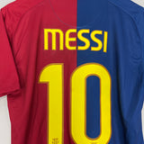 2008/09 BARCELONA MESSI #10 HOME SHIRT (M) NIKE