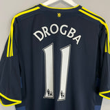 2009/10 CHELSEA DROGBA #11 AWAY SHIRT (XL) ADIDAS