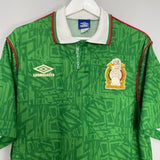 1994 MEXICO HOME SHIRT (XL) UMBRO