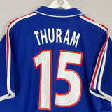 2000/02 FRANCE THURAM #15 HOME SHIRT (XL) ADIDAS