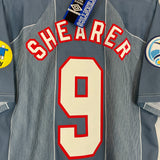 1996/97 ENGLAND SHEARER #9 *BNWT* AWAY SHIRT (L) UMBRO