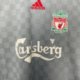 2008/09 LIVERPOOL GERRARD #8 AWAY SHIRT (M) ADIDAS