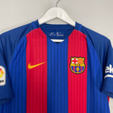 2016/17 BARCELONA MESSI #10 HOME SHIRT (M) NIKE