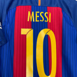 2016/17 BARCELONA MESSI #10 HOME SHIRT (M) NIKE