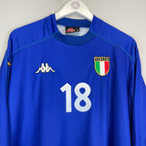 1998/99 ITALY (BAGGIO) #18 L/S HOME SHIRT (XL) KAPPA