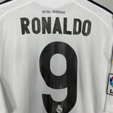 2009/10 REAL MADRID RONALDO #9 HOME SHIRT (XXL) ADIDAS