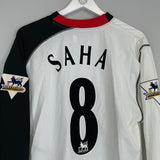 2003/05 FULHAM SAHA #8 L/S HOME SHIRT (L) PUMA