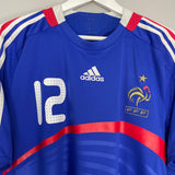 2007/08 FRANCE HENRY #12 HOME SHIRT (L) ADIDAS