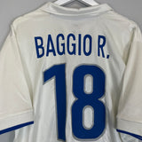 1997/98 ITALY BAGGIO #18 AWAY SHIRT (XL) NIKE