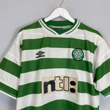 1999/01 CELTIC HOME SHIRT (XL) UMBRO