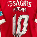 2012/13 BENFICA AIMAR #10 HOME SHIRT (M) ADIDAS