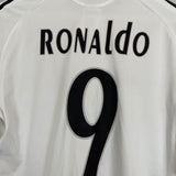 2005/06 REAL MADRID RONALDO #9 HOME SHIRT (S) ADIDAS