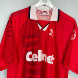 1996/97 MIDDLESBROUGH JUNINHO #10 HOME SHIRT (L) ERREA