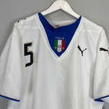 2006/07 ITALY CANNAVARO #5 *BNWT* AWAY SHIRT (XL) PUMA