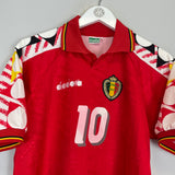 1994/96 BELGIUM SCIFO #10 HOME SHIRT (M) DIADORA