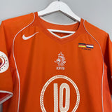 2004/06 NETHERLANDS VAN NISTELROOY #10 HOME SHIRT (S) NIKE