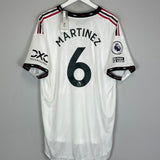 2022/23 MANCHESTER UNITED MARTINEZ #6 *BNWT* AUTHENTIC AWAY SHIRT (XXL) ADIDAS