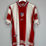 1999/00 ATLETICO MADRID HOME SHIRT (L) REEBOK