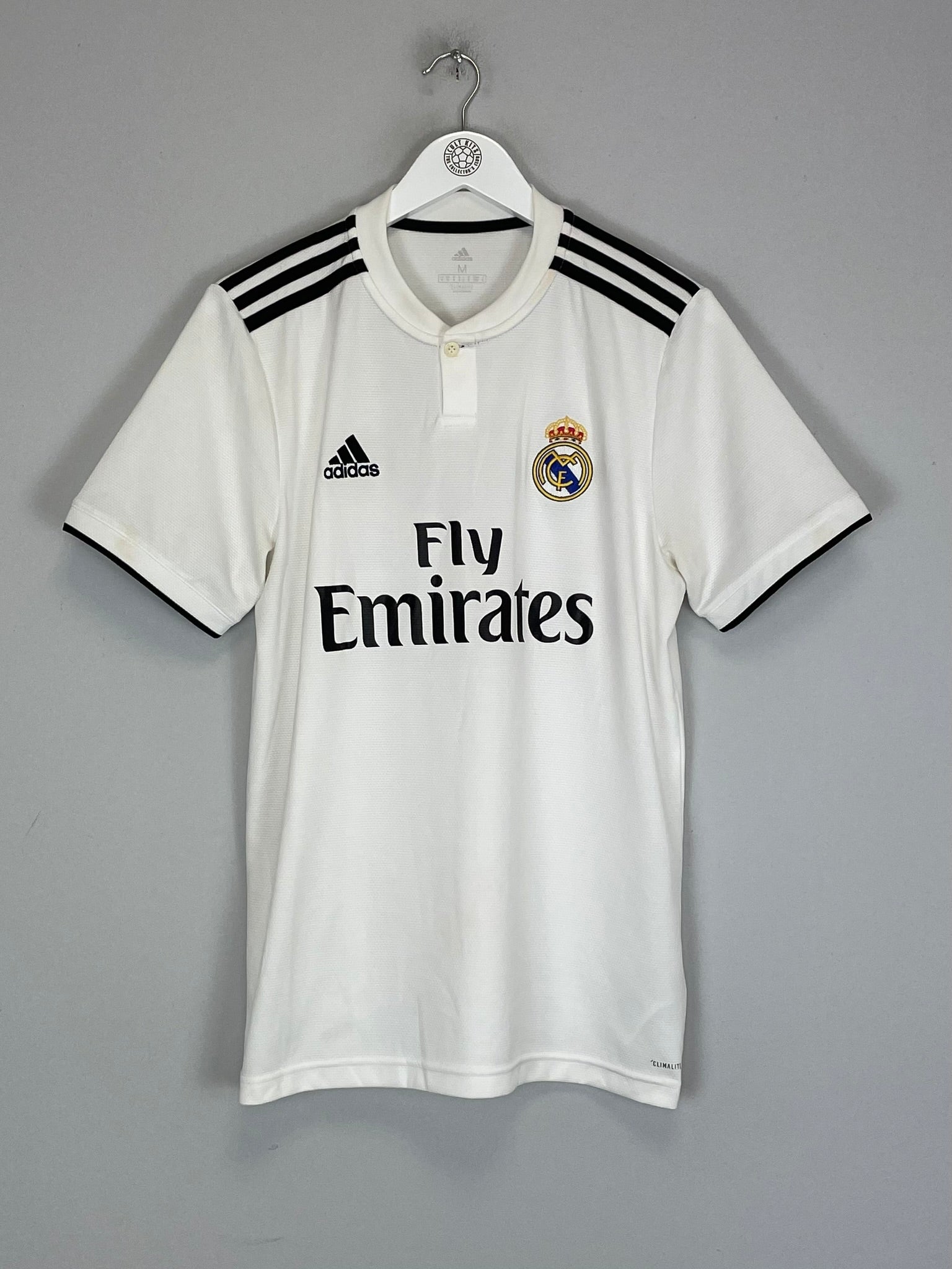 2018/19 REAL MADRID HOME SHIRT (M) ADIDAS