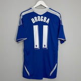 2011/12 CHELSEA DROGBA #11 HOME SHIRT (L) ADIDAS