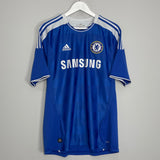 2011/12 CHELSEA DROGBA #11 HOME SHIRT (L) ADIDAS