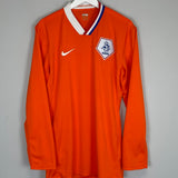 2008/09 NETHERLANDS *PLAYER ISSUE* L/S HOME SHIRT (XXL) NIKE