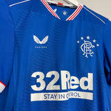 2020/21 RANGERS HOME SHIRT (S) CASTORE