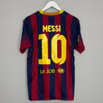 2013/14 BARCELONA MESSI #10 HOME SHIRT (M) NIKE