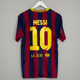 2013/14 BARCELONA MESSI #10 HOME SHIRT (M) NIKE